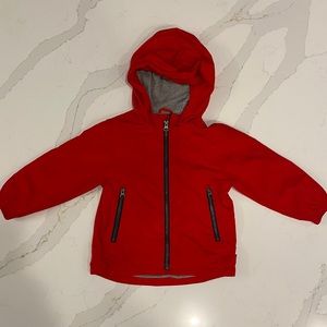 GapKids 3T Red Windbreaker with Soft Jersey Lining